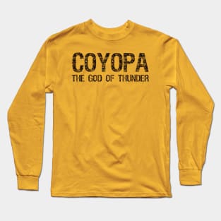 Coyopa The Maya God Of Thunder Long Sleeve T-Shirt